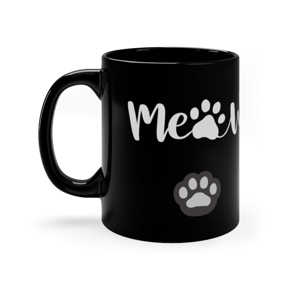 Meow   -  11oz Black Mug