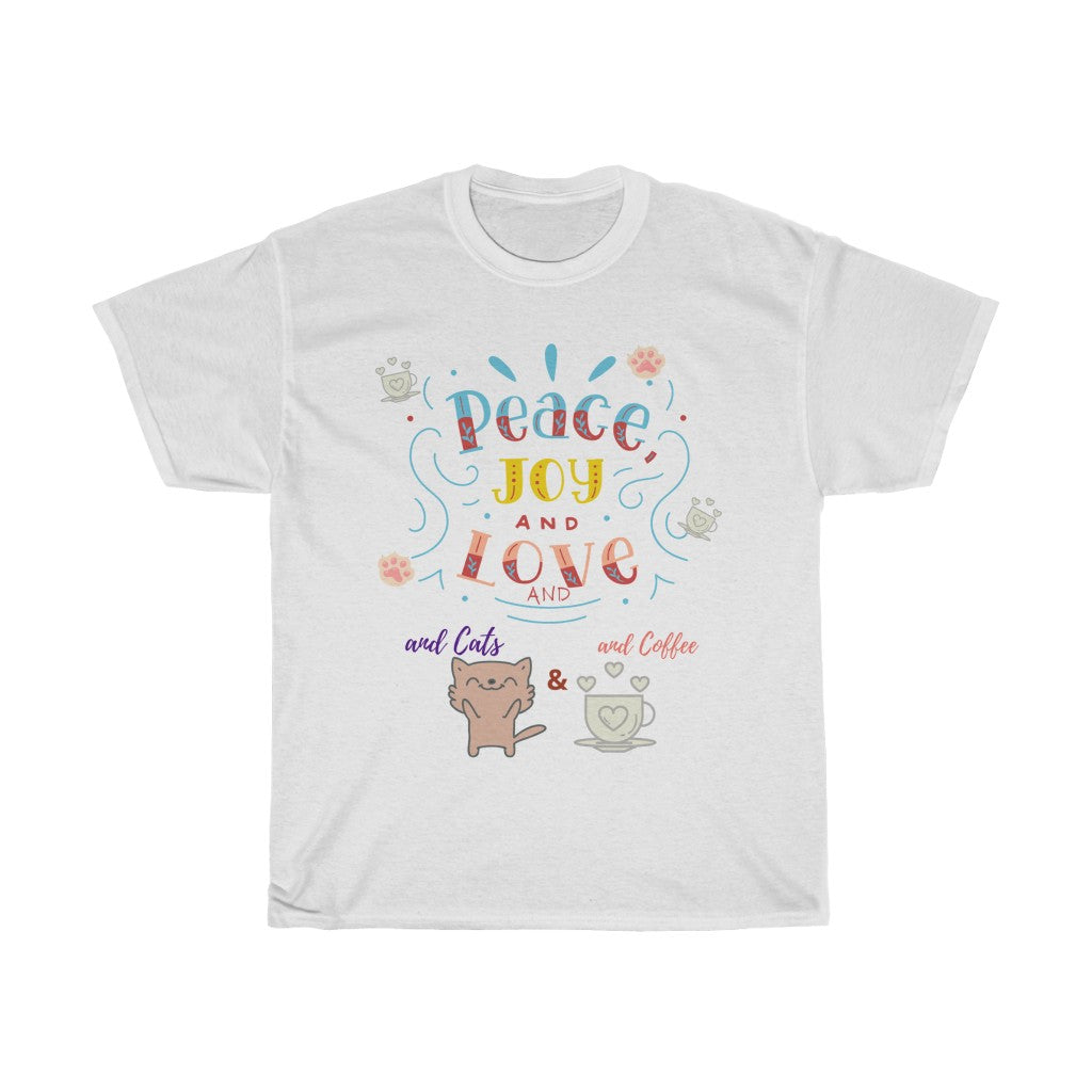 Peace and Joy! - Unisex Heavy Cotton Tee