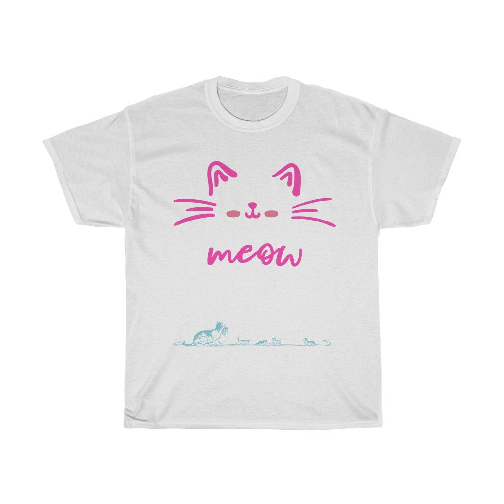 Meow - Unisex Heavy Cotton Tee