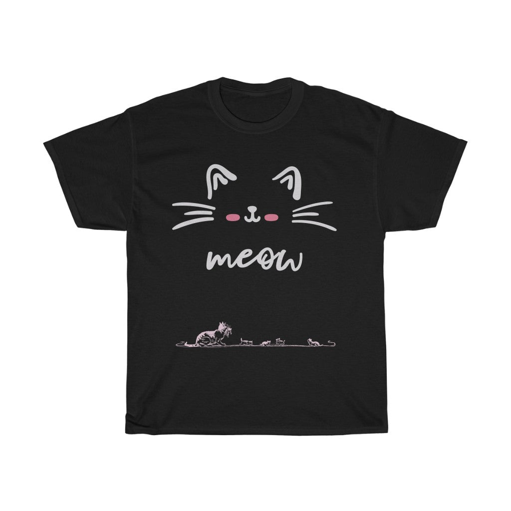 Meow - Unisex Heavy Cotton Tee