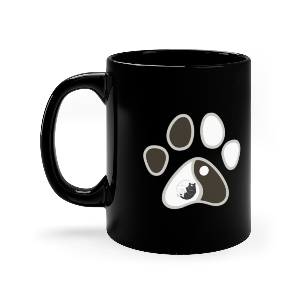 Cat Paws - 11oz Black Mug