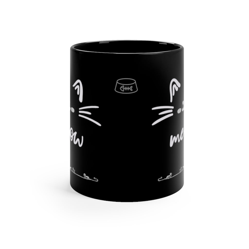 Meow  -  11oz Black Mug