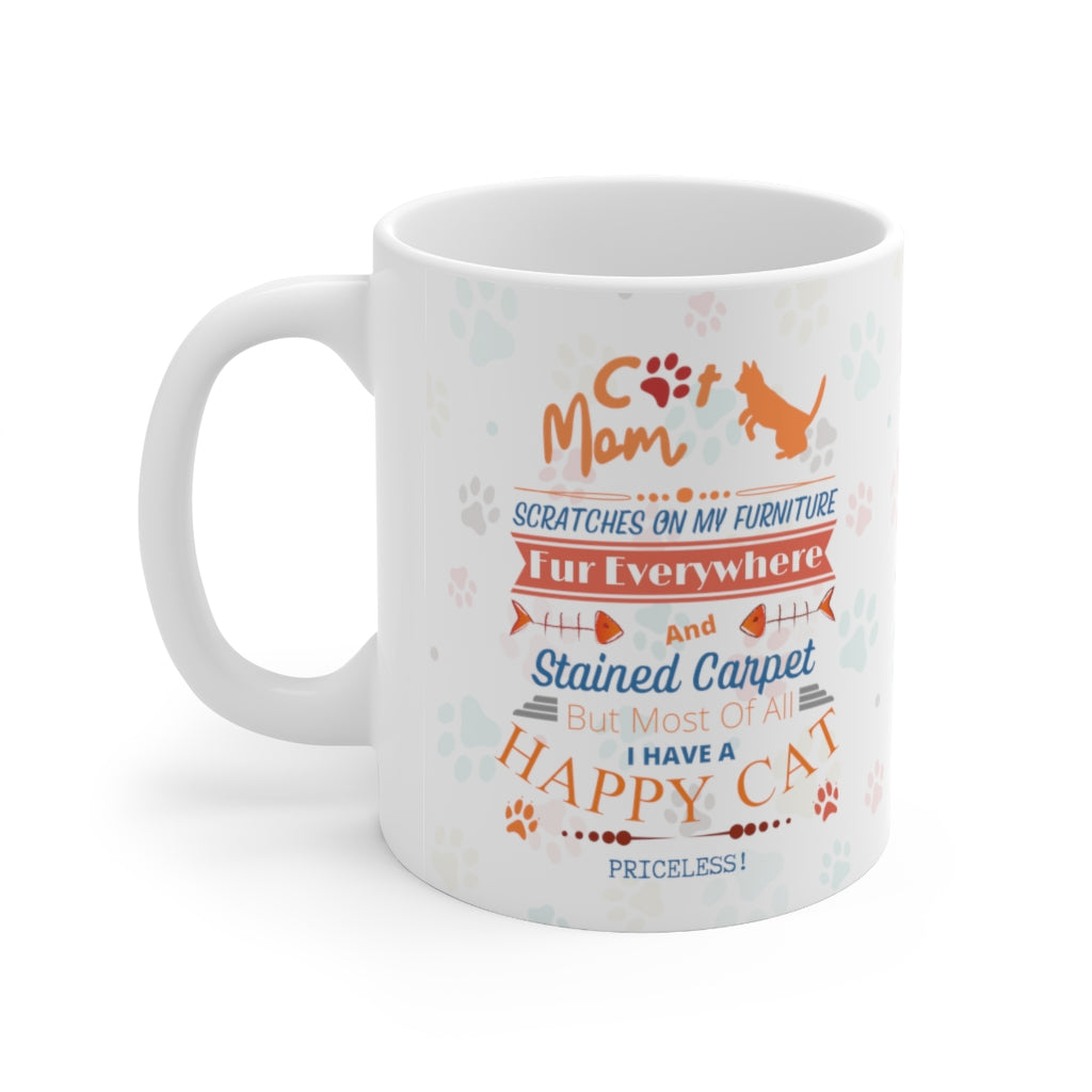 Cat Mom - Ceramic Mug 11oz