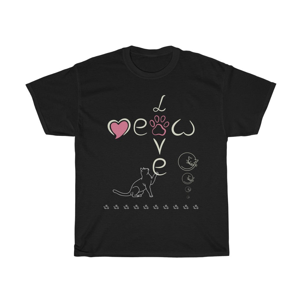 Love , Coffee - Unisex Heavy Cotton Tee