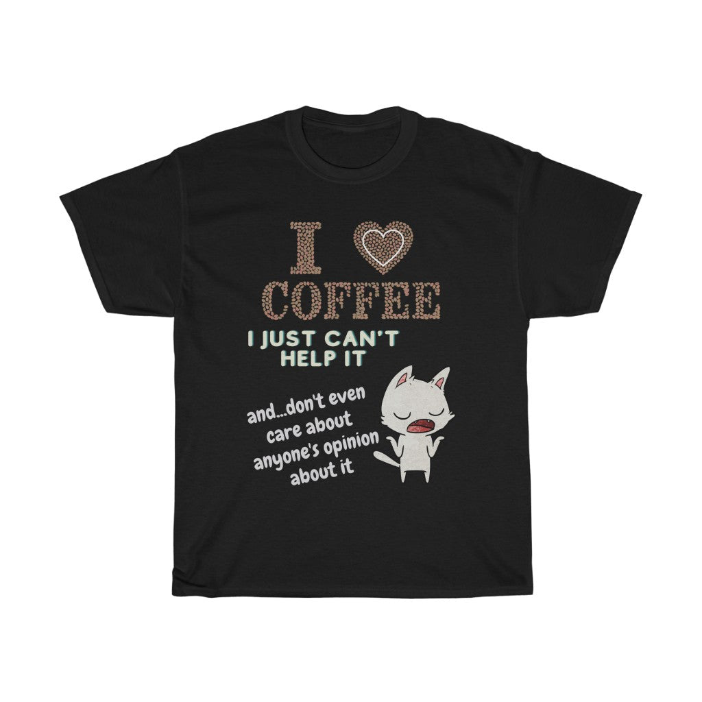 I Love Coffee - Unisex Heavy Cotton Tee