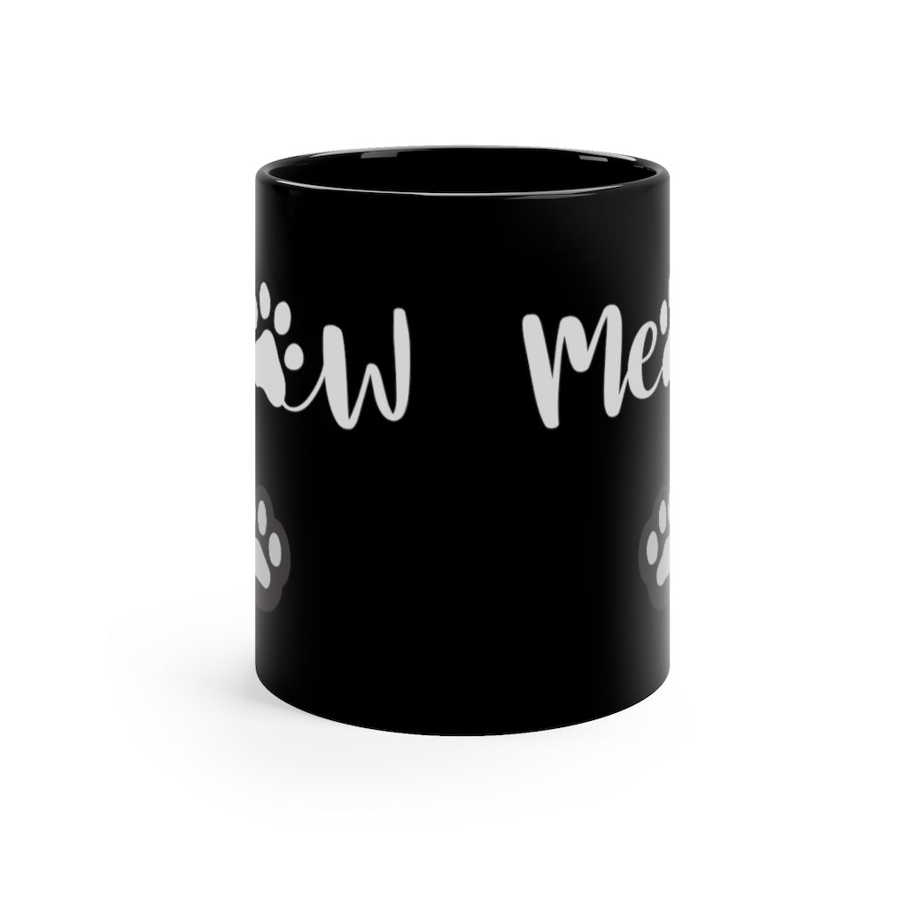 Meow   -  11oz Black Mug