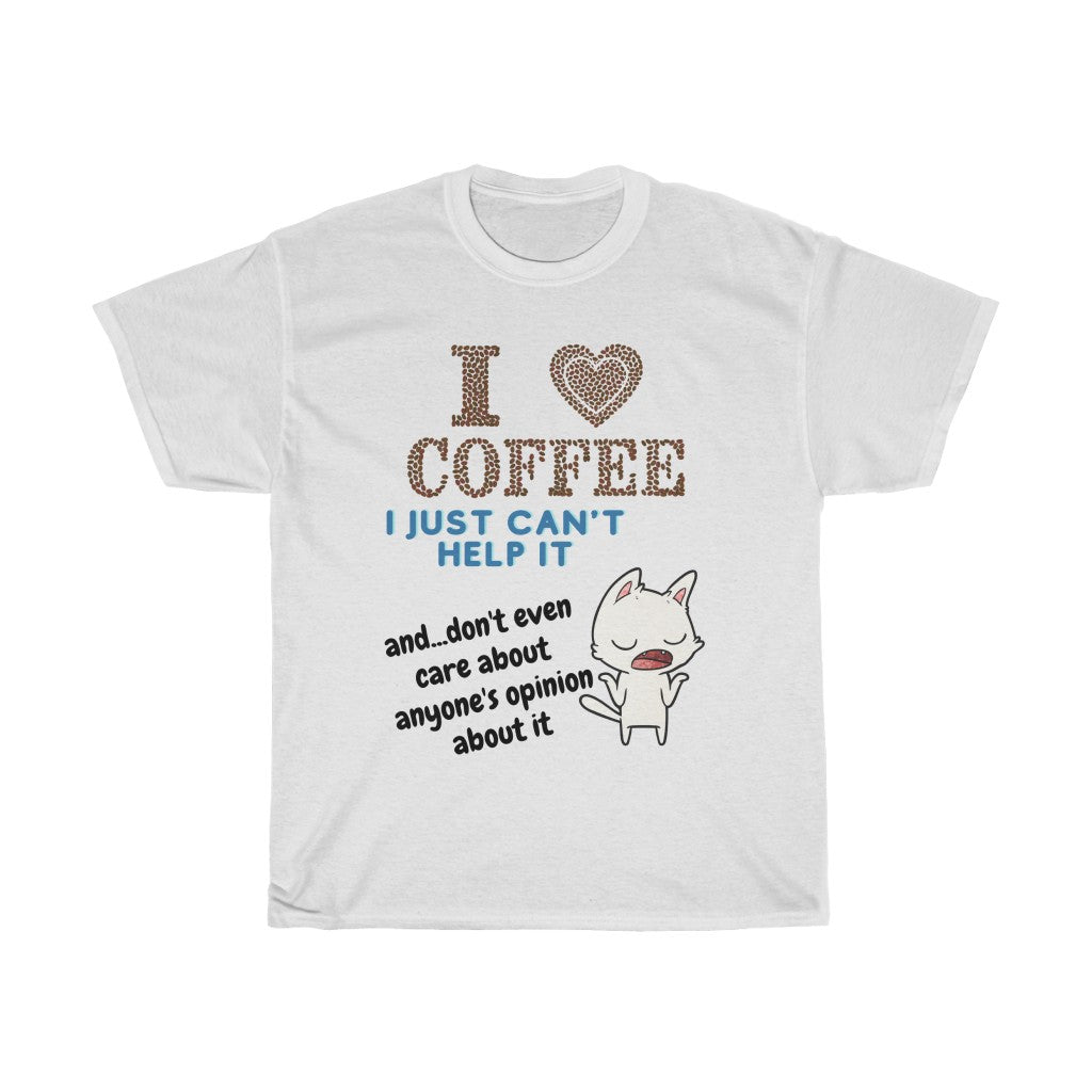 I Love Coffee - Unisex Heavy Cotton Tee