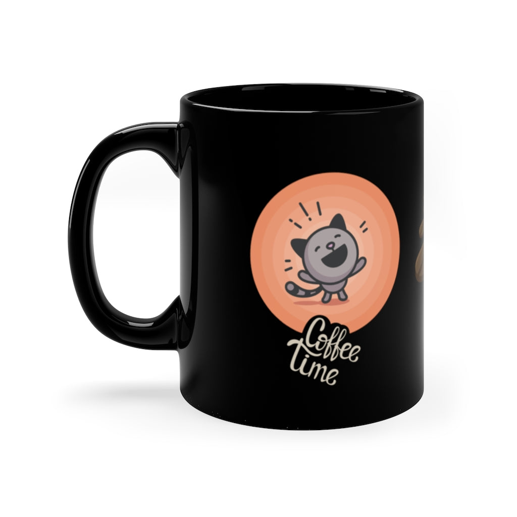 Coffee Time ! - 11oz Black Mug